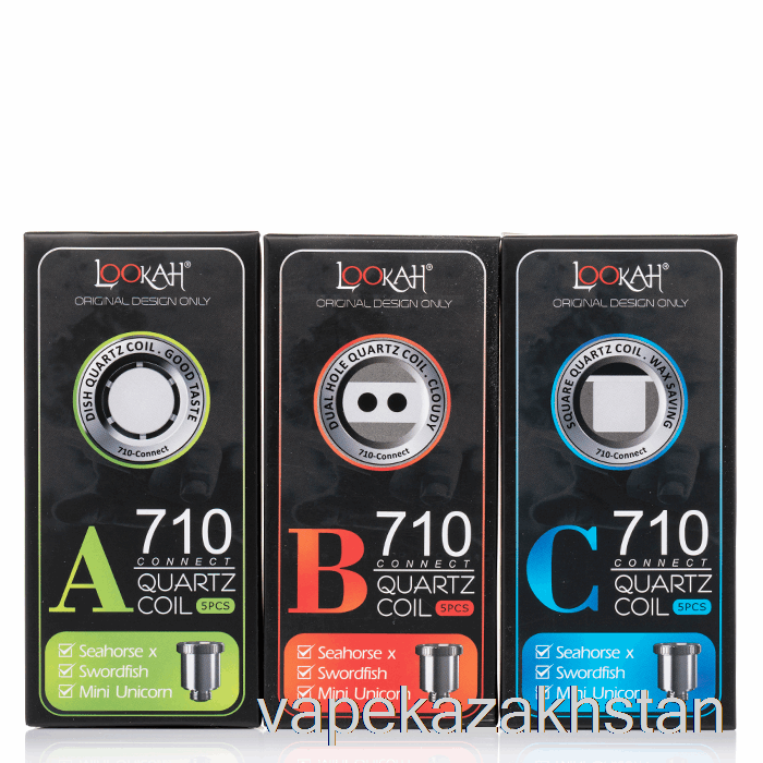 Vape Smoke Lookah 710 Connect Quartz Coils Version D